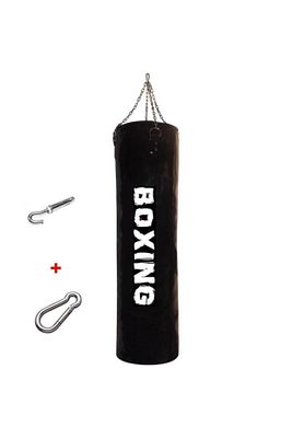 70 x 25 cm 70x25 Cm Zinçirli Kum Torbasıaskı Aparatı 10-15 kg Siyah ürün fotoğrafı