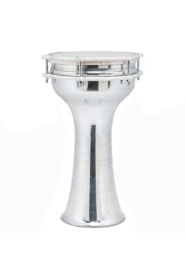 2 Numara Alüminyum Darbuka Yükseklik 32 cm Çap 17 cm ürün fotoğrafı