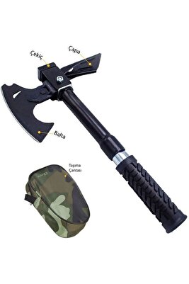 FUNKY CAMP Portatif Çapa Çekiç Balta Kamp Seti ürün fotoğrafı