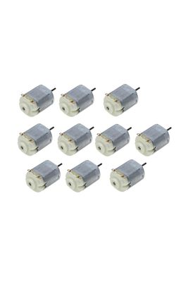 10 Adet Dc Motor Deney Motoru 3v 6v Motor Yüksek Devir Dinamo Motor D.m ürün fotoğrafı