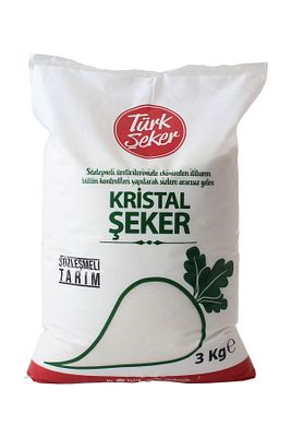 3kg Toz Şeker ürün fotoğrafı
