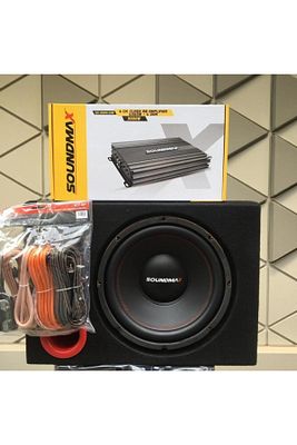 Sx-of61 1500 Wat 400 Rms 30cm Bas Kabinli 3000 Wat 4 Kanal Amfi Kablo Takımı ürün fotoğrafı