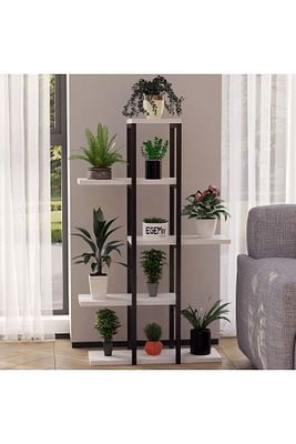 Dekoratif 5 Raflı Metal Çiçeklik Saksı Standı Saksılık ürün fotoğrafı