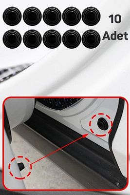 Araba Kapısı Darbe Ve Ses Emici Pad Seti Araç Kapısı Bagaj Kapağı Darbe Ve Ses Emici 10 Adet ürün fotoğrafı