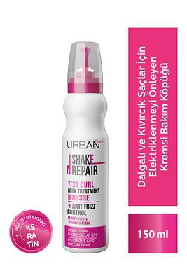 Shake N Repair 7/24 Bukleli Saçlar Için Onarıcı Bakım Köpüğü - 150 ml ürün fotoğrafı