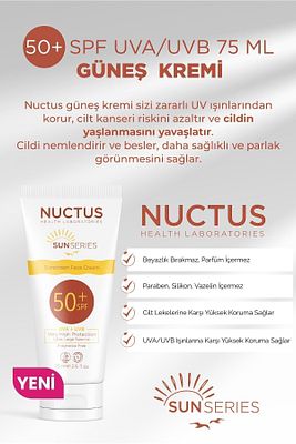 Güneş Kremi 50+ Spf Uva/uvb 75 Ml Krem ürün fotoğrafı