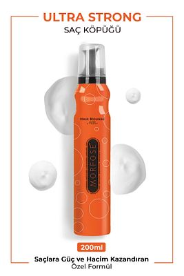 Ultra Strong Saç Köpüğü 200 ml - Güçlü Tutuş ürün fotoğrafı