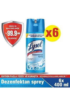 Dezenfektan Sprey Temizliğin Esintisi 6’lı, Yüzeyler için, 6x400 ml ürün fotoğrafı
