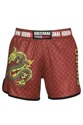 Dijital Baskılı Sanda Ejder Fitness Boks Muay Thai Antrenman Şortu Spor Şort Vss260 ürün fotoğrafı