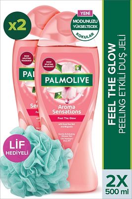 Aroma Sensations Feel The Glow Banyo Ve Duş Jeli 500 ml X 2 Adet + Duş Lifi Hediye ürün fotoğrafı