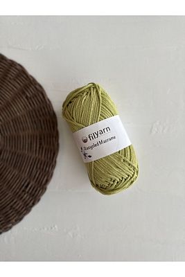 Makrome Recycled Cotton Koton Pamuk - Pamuk Makrome İpi 200 gr - Fıstık Yeşili ürün fotoğrafı