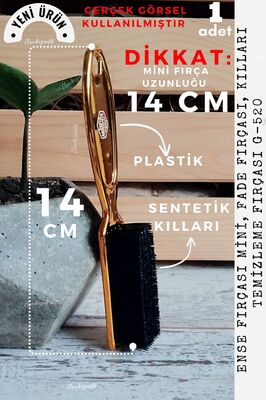 Ense Fırçası Mini, Fade Fırçası, Kılları Temizleme Fırçası, Berber Fırçası G-520 elsevkozmetik ürün fotoğrafı