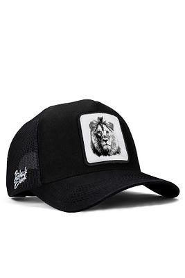 V1 Trucker Aslan - 4bs Kod Logolu Unisex Siyah Şapka (CAP) ürün fotoğrafı