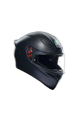 K1 S Mono Matt Black Kapalı Motosiklet Kaskı ürün fotoğrafı