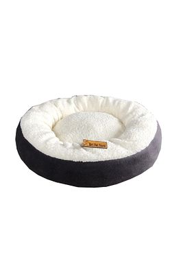 Çift Renk Simit Kedi Yatağı, Küçük Irk Köpek Yatağı, 55 Cm ürün fotoğrafı