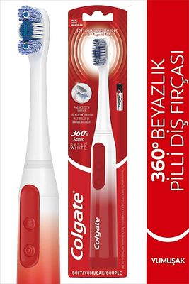 360 Sonic Optic White Pilli Beyazlatıcı Yumuşak Diş Fırçası ürün fotoğrafı
