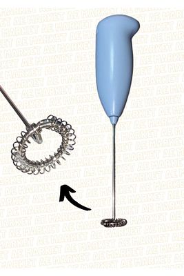 Sıcak Soğuk Içecek Çırpıcı Kahve Ve Süt Köpürtücü Bardak Karıştırıcı Paslanmaz Mini Mikser Blender ürün fotoğrafı