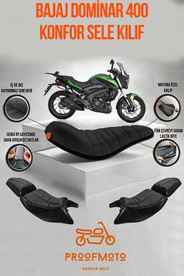 Bajaj Dominar 400 Konfor Sele Kılıf ürün fotoğrafı