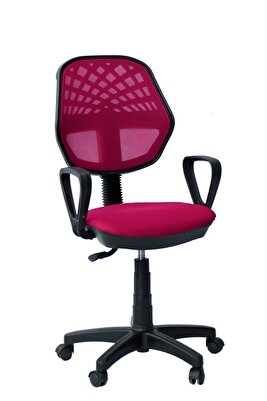 Pembe Fileli 360derece Dönebilen Rahat Çok Amaçlı Koltuk,oyuncu Koltuğu,büro Koltuğu,çalışma Koltuğu ürün fotoğrafı