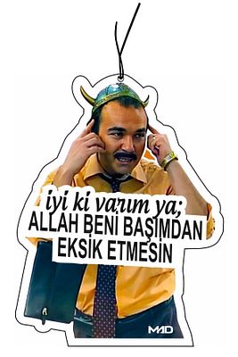 Avrupa Yakası Burhan Altıntop Tasarımlı Parfüm Esanslı Çift Yönlü Askılı Araç Kokusu Yeni Trend ürün fotoğrafı