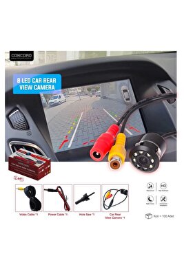 Concord Geri Görüş Kamerası 8 Led Ir 18,5 Mm ürün fotoğrafı