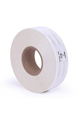 1 Metre Şerit Bant - Şerit Reflektör - Yansıtıcı Bant - Dorse Reflektörü - E Belgeli - Beyaz ürün fotoğrafı