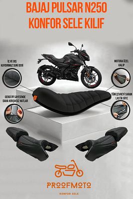 Bajaj Pulsar N250 Konfor Sele Kılıf ürün fotoğrafı