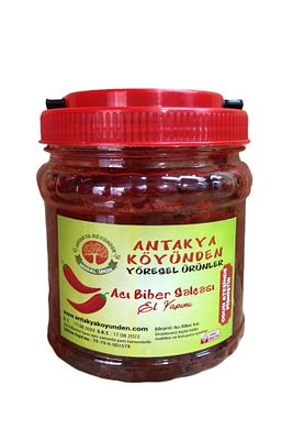 Hatay'dan Organik, El Yapımı Acı Biber Salçası (GÜNEŞTE KURUTULMUŞ ACI BİBER SALÇASI) (1 KG) ürün fotoğrafı