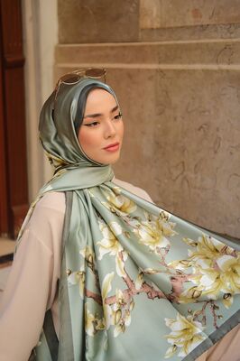 Van Gogh Desen İthal İpek Şal ürün fotoğrafı