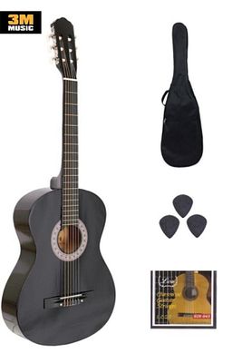 3m Music Klasik Gitar Seti 4/4 Tam Boy ürün fotoğrafı
