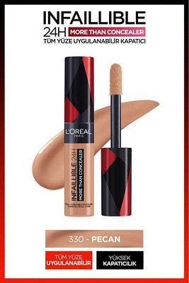 L'Oréal Paris Infaillible 24H Tüm Yüze Uygulanabilir Kapatıcı - 330 Pecan ürün fotoğrafı