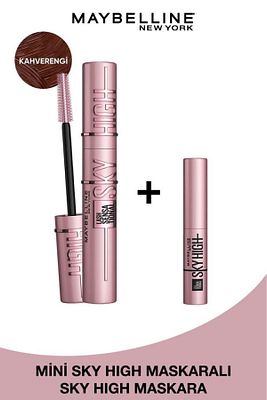 Lash Sensational Sky High Kahverengi Maskara 7.2 ML & Mini Sky High Siyah Maskara 4.5 ML ürün fotoğrafı