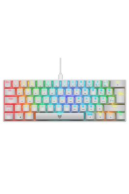 Majesty 62 Tuşlu Rgb Mekanik Gaming Klavye Red Switch Beyaz ürün fotoğrafı
