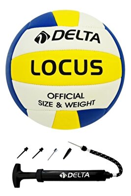 Locus Dikişli 5 Numara Voleybol Topu + Top Pompası ürün fotoğrafı