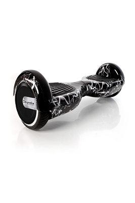 Elektrikli Kaykay Scoooter Hoverboard 6.5 Inch Şimşek Grafity Desenli Akıllı Denge - D02 ürün fotoğrafı