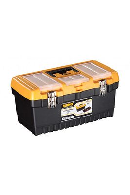 Mt/19 Organizerli Klasik Metal Kilitli Takım Çantası, Polipropilen, Siyah/sarı,16 ’’ ürün fotoğrafı