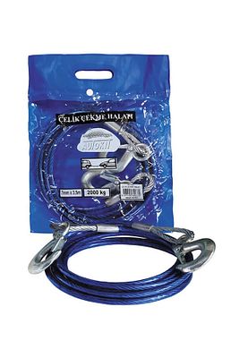Çelik Çekme Halatı 6 Mm*3,5m 2 Ton ürün fotoğrafı