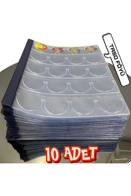 Taso Föyü (10 ADET) - (TOPLAM 200 ADET TASO ALIYOR) - (4CM ÜRÜNLER SIĞMAKTADIR) ürün fotoğrafı