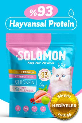 Kitten Yavru Tavuklu Süper Premium Kedi Maması 1,5 Kg - Hipoalerjenik - Düşük Tahıllı ürün fotoğrafı