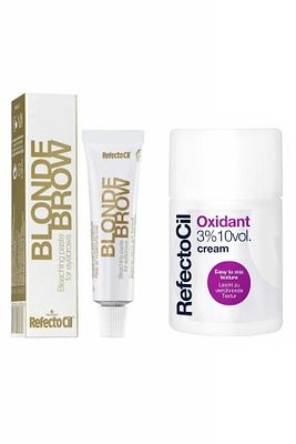 Kaş + Kirpik Boyası Sarı Blonde Brow 15 Ml + Krem Oksidan 100 Ml ürün fotoğrafı