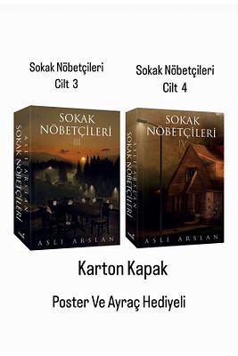 Sokak Nöbetçileri 3 Ve 4 ( 2 Kitap Set) Karton Kapak- Ayraç Ve Poster Hediyeli ürün fotoğrafı