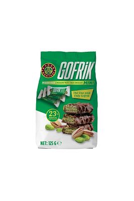 Mini Gofrik Antep Fıstıklı Poşet Çikolata 125 gr ürün fotoğrafı