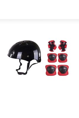 Çocuk Kask Dizlik Dirseklik Kemik Set 7 Parça ürün fotoğrafı