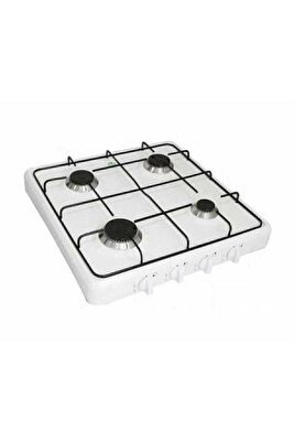 Uğur Doğalgazlı Set Üstü 4 Lu 4 Gözlü Cam Emaye Beyaz Ocak ürün fotoğrafı