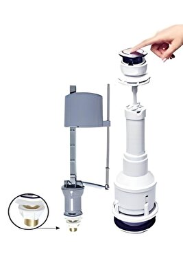 Rezervuar Basmalı Iç Takım Klozet Sifon Iç Takımı ürün fotoğrafı