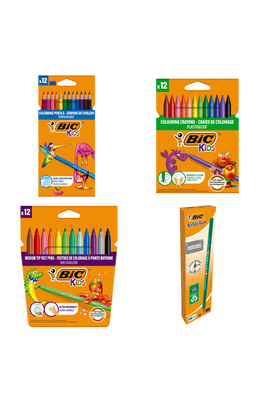 4'lü Okula Dönüş Seti 46 Parça Boyama Seti ürün fotoğrafı