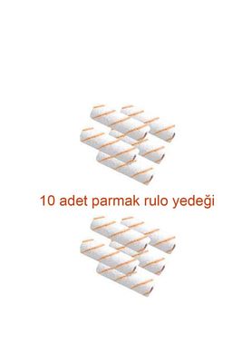 Ekonomik Parmak Rulo Yedek 10 Cm ( 10 Adet ) - Fırça - Beyaz ürün fotoğrafı
