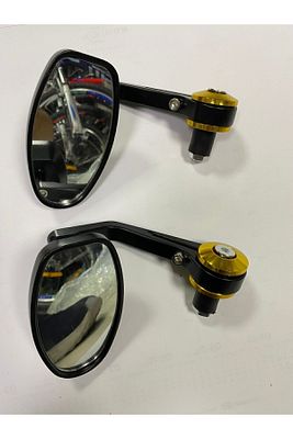 Motosiklet Gidon Aynası Sarı Gold ürün fotoğrafı