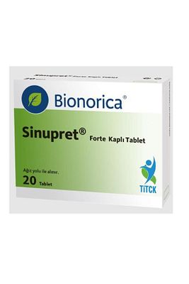Sinupret 20 Tablet ürün fotoğrafı