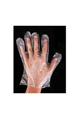 Şeffaf Eldive 100 Lü (5 Paket) ürün fotoğrafı